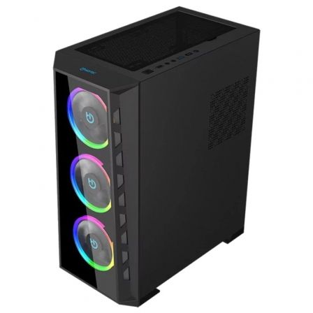 Hiditec MH12 Caja Gaming Semitorre Negro Hiditec MH12 Caja Gaming Semitorre Negro